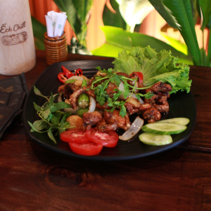 ẾCH CHIÊN BƠ TỎI